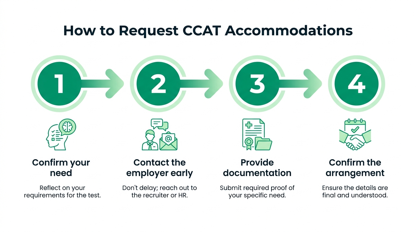 How to request CCAT accommodations in four steps