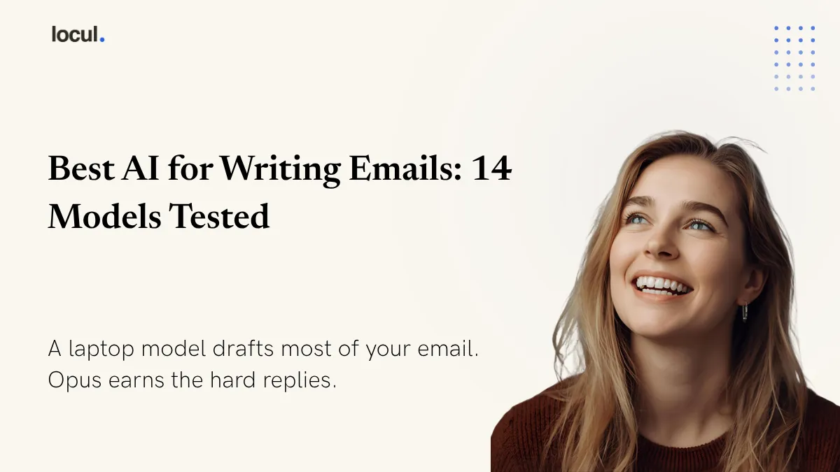 Best AI for Writing Emails: 14 Models Tested on Real Office Email